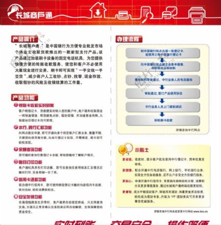 中国银行长城商务通宣传页图片