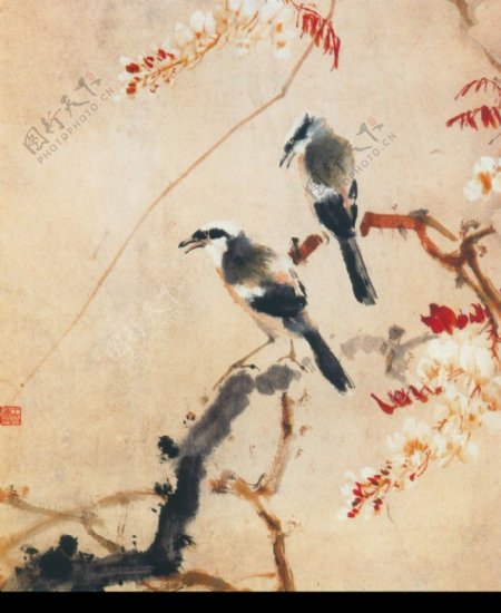 中国现代花鸟0153