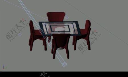 桌椅组合0027