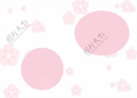 粉红花朵底纹