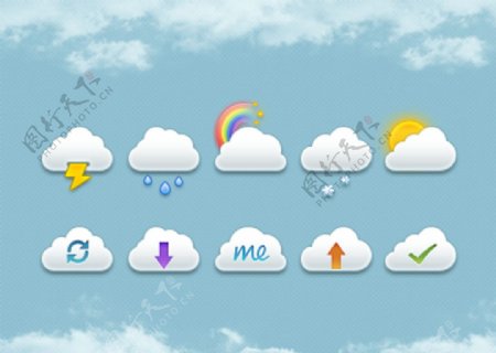 手机icon天气图标