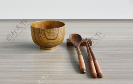 木碗碗餐具