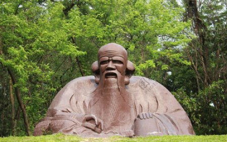 深圳园博园老子雕像