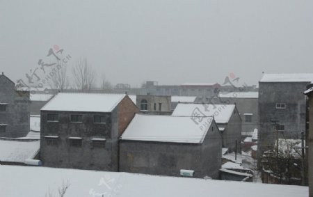 雪景屋顶
