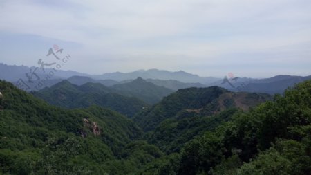 连绵青山远景