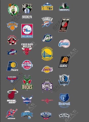 NBA球队图标