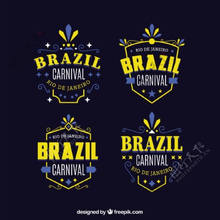 巴西狂欢节徽章