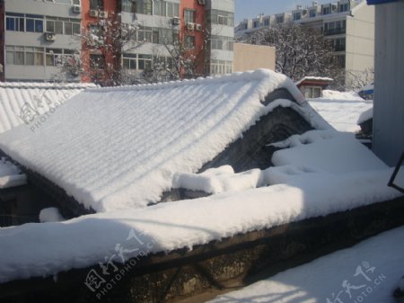 雪屋顶