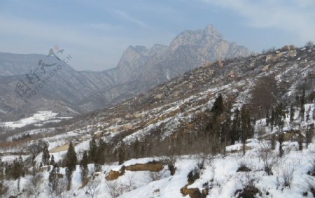 嵩山冬季雪景