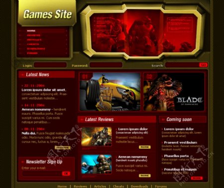 野战游戏网页设计