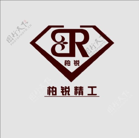 logo设计字母BR设