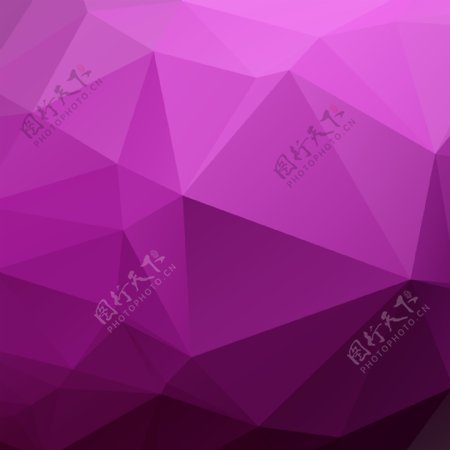 多边形矢量几何背景紫色