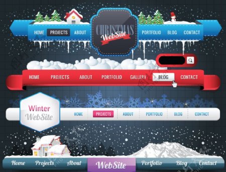 圣诞节网页设计