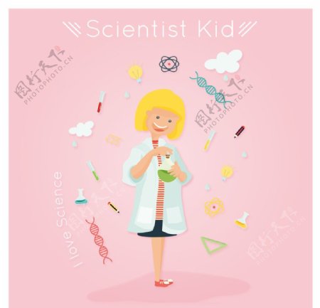 科学家女孩