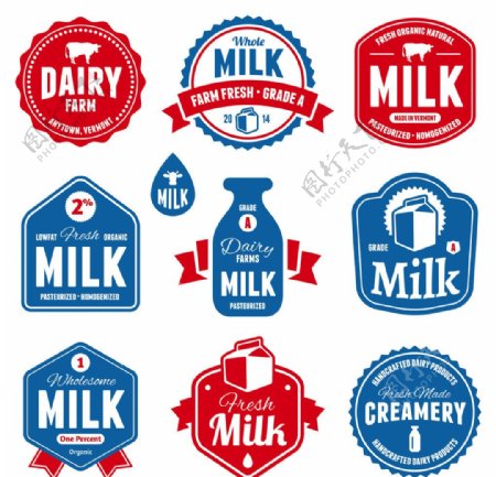 牛奶商标