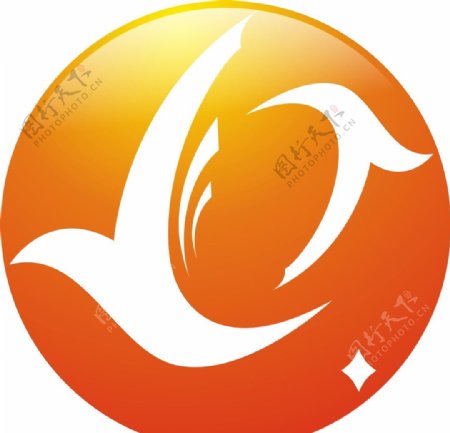 橙色创意logo