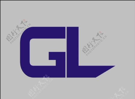 GL字体设计logo