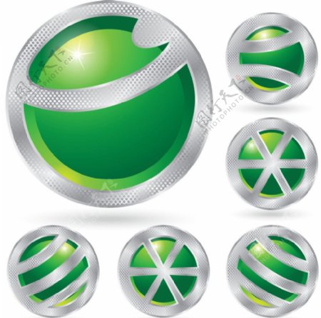 3d球体企业logo标志设计