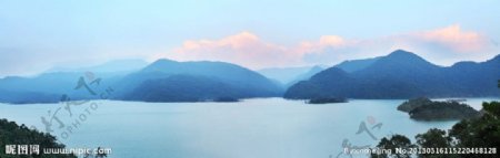 吊罗山湖水景观