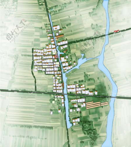 村庄规划总平面图