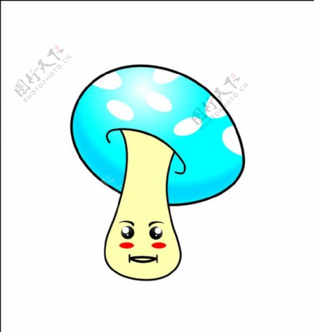 手绘蘑菇插画