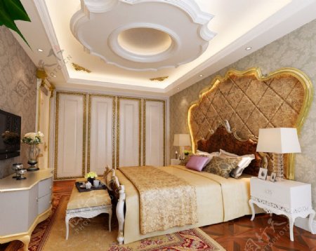 欧式风格卧室装饰设计效果图