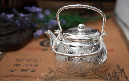 银水壶纯银茶壶酒壶纯银茶具