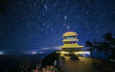 沂蒙山星空望海楼