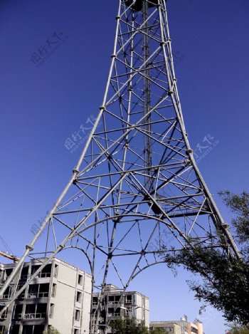 瓜州风光铁塔
