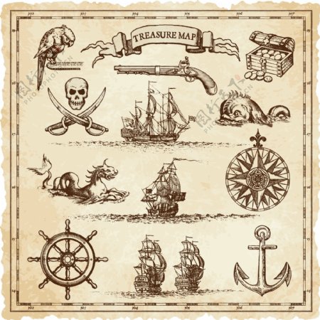 海盗地形图