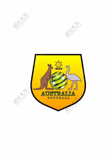 世界部分国家足球队队徽之澳大利亚