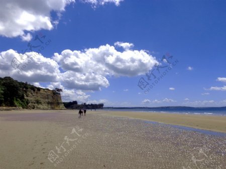 新西兰海滨风景