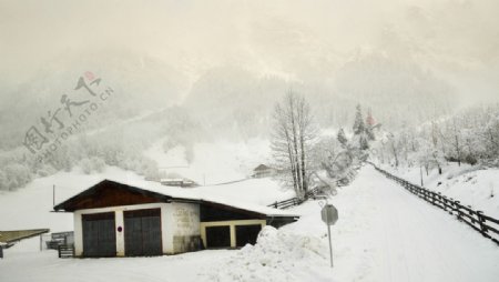 奥地利雪景