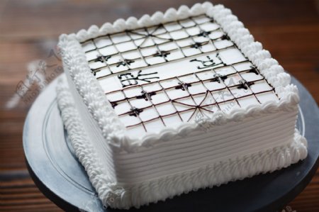 象棋图生日蛋糕