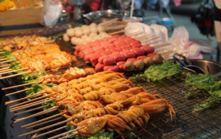 泰国美食烧烤