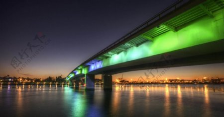 夜色中的跨海大桥