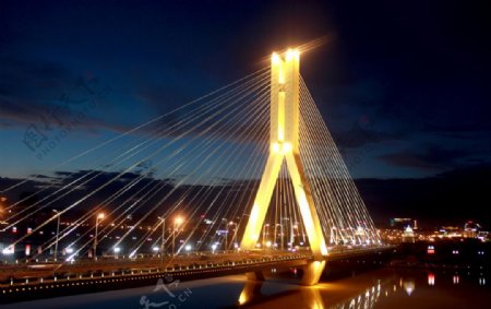 紫荆大桥夜景
