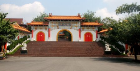 台湾日月潭寺庙