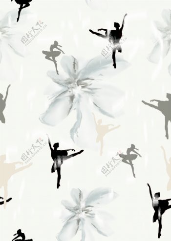 芭蕾舞者花朵