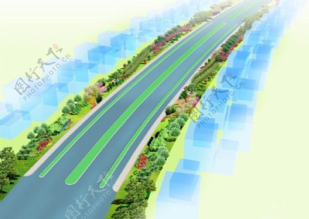 高速道路园林设计