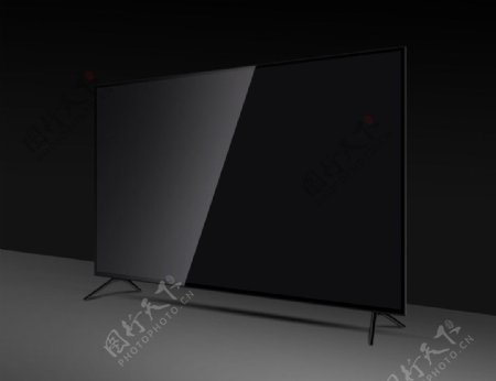 黑色电视机