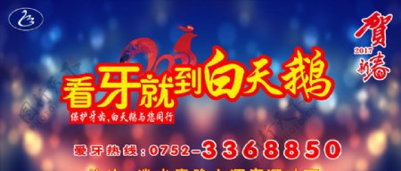 鸡年春节广告新年