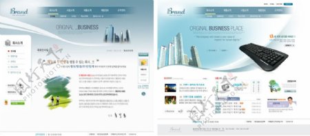 2010韩国商务网页模板
