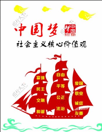 中国梦帆船