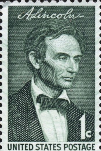 林肯中年时期邮票