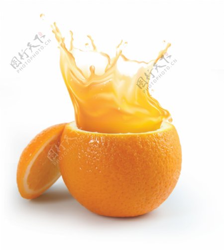橙子果汁图片