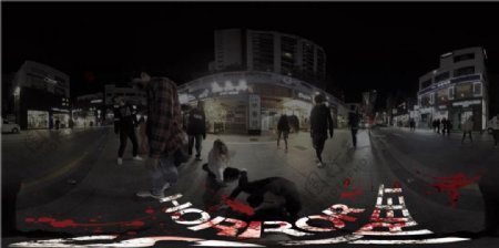 悬疑惊悚僵尸街头街舞VR视频