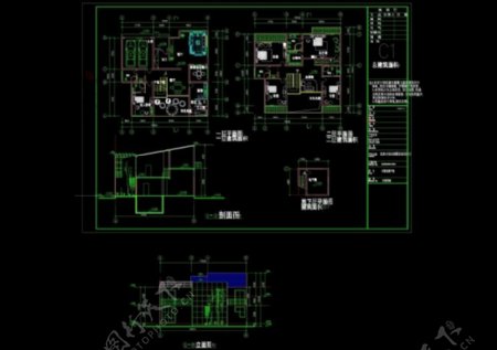 别墅建筑平面CAD图纸