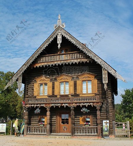 木头做的房子