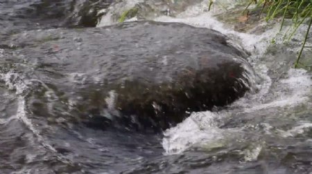 河边水流视频素材